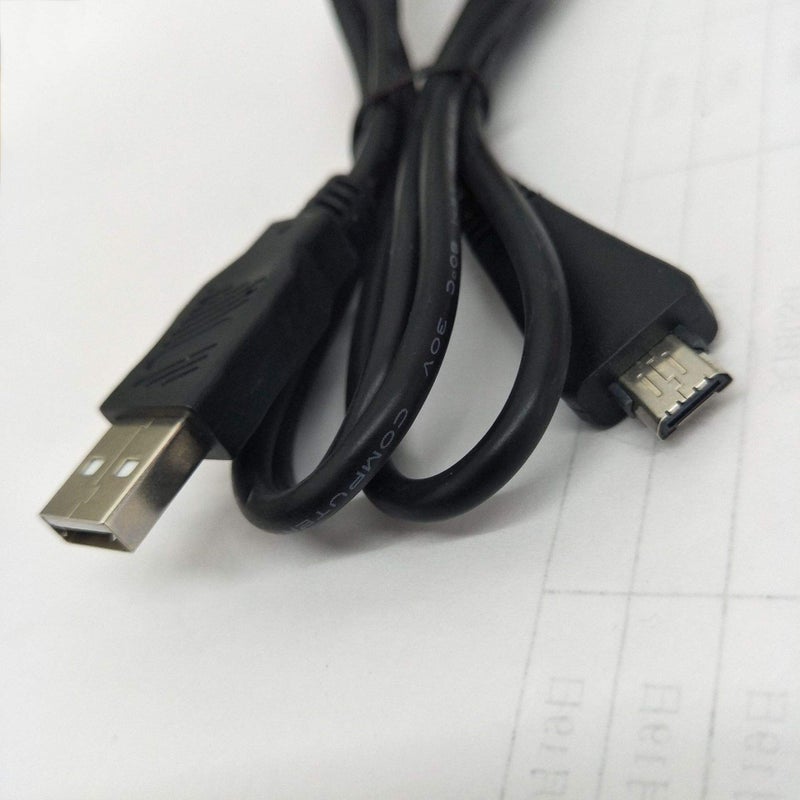 Adhiper Replacement VMC-MD3 USB Data Sync Transfer Cable USB 2.0 Charging Cord Lead Compatible with Sony Cyber-Shot/Cybershot Digital Camera DSC-W350D W360 W380 W390 W570 TX100 TX66 and More (3.3ft/Black) - Image 4